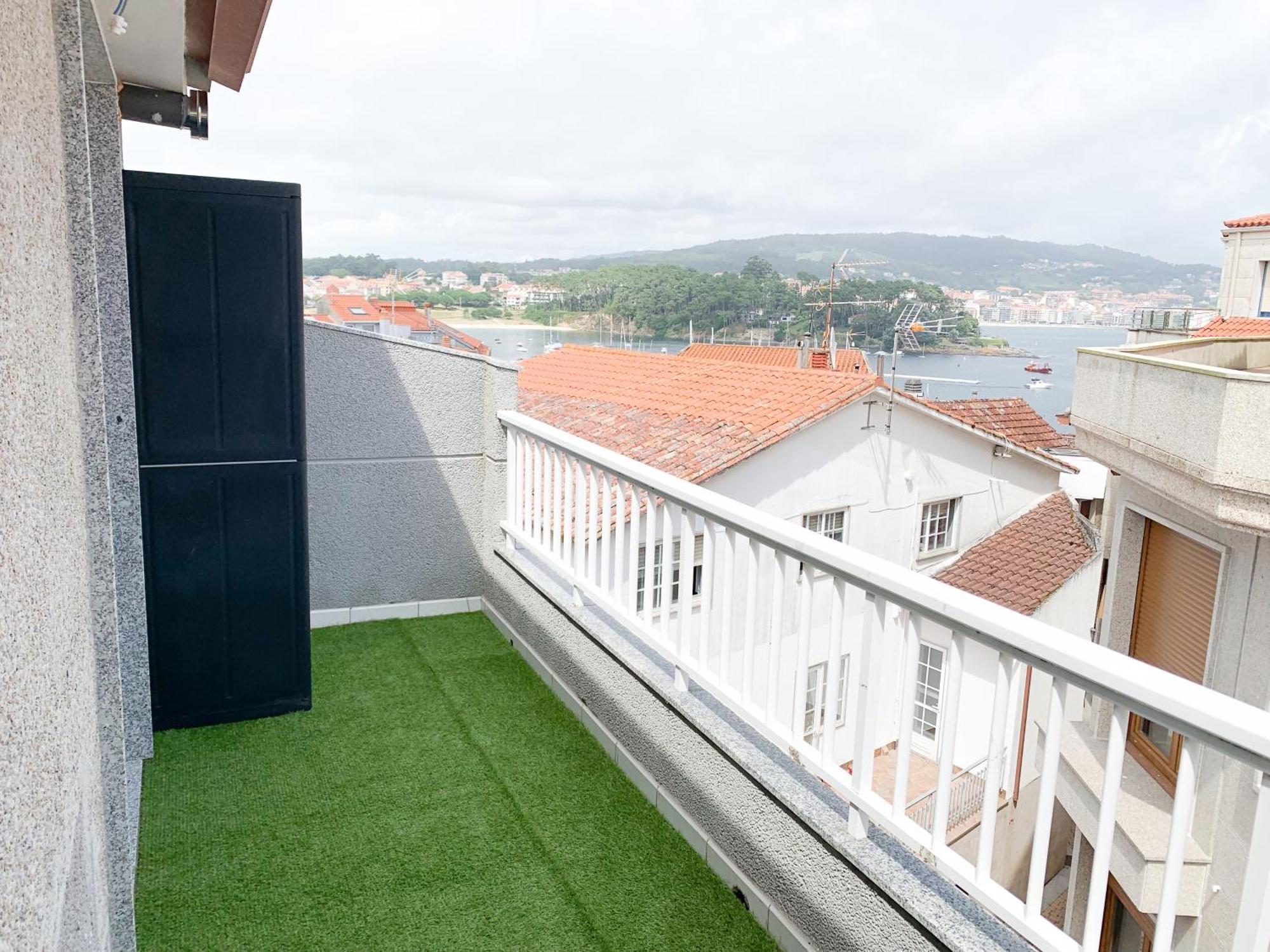 Estudio Con Terraza En La Playa Sanxenxo Dış mekan fotoğraf